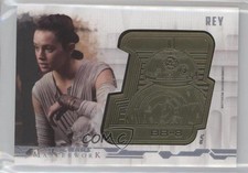 2017 Star Wars Masterwork Commemorative Droid Medallions Gold 18/25 Rey BB-8 w3d