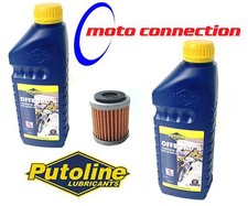 PUTOLINE 10w/40 Oil - 2 x Litres + HF140 Oil Filter YAMAHA WR250F WR450F 09 - 21