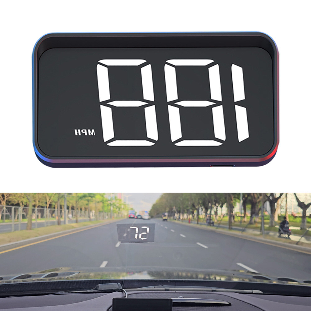 HD HUD Car Display M2 GPS Speedometer Windshield Projector MPH Speed
