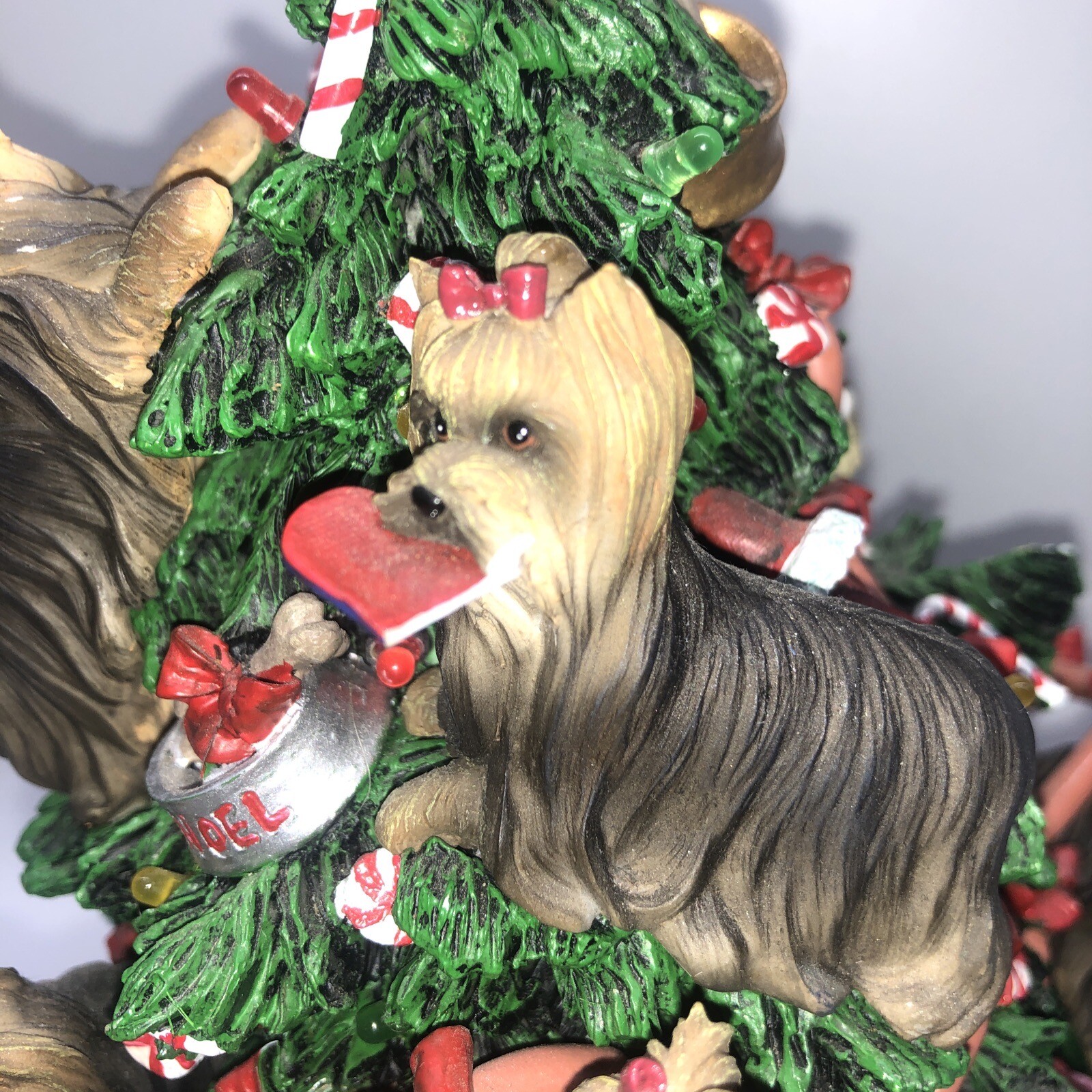 Yorkie Christmas Tree The Danbury Mint Lighted Tree YorkshireTerrierDog