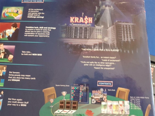 Kra H Krash A Poker Strategy Board Game Where You Risk All Brand New Age 10 Contemporary Manufacture Lenka Creations Toys Hobbies