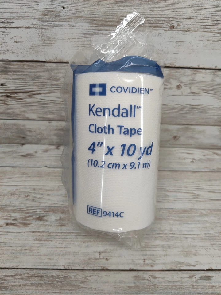 Cinta de tela Covidien Kendall - Tamaño: 4" x 10 yardas - 6 rollos/caja caducidad: 09/2023 Foto 2 de 4