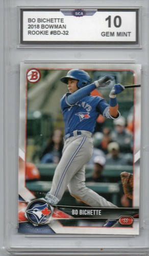 2018 BOWMAN BO BICHETTE ROOKIE BASEBALL CARD TORONTO BLUE JAYS SHORTSTOP