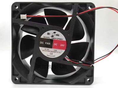 Bi-onic YM2412PMS1 12038 DC24V 0.34A 12CM 2-pin axial flow cooling fan
