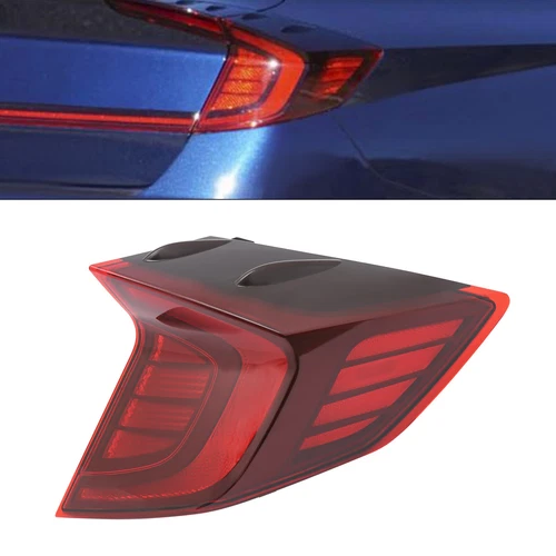 Luz trasera LED del lado derecho del pasajero para Hyundai Sonata SE/SEL 2020-2022 - Imagen 2 de 6
