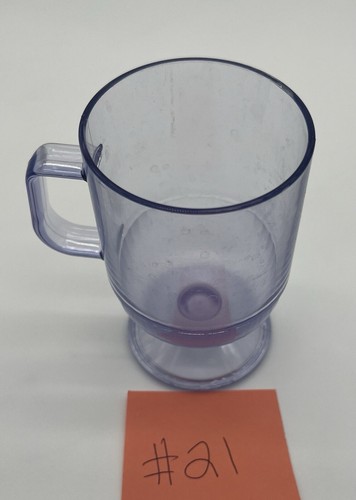 TUPPERWARE Acrylic MUGS Coffee (3) preludio Glasses Cups *Scratches* #21 Pastel - Picture 4 of 23