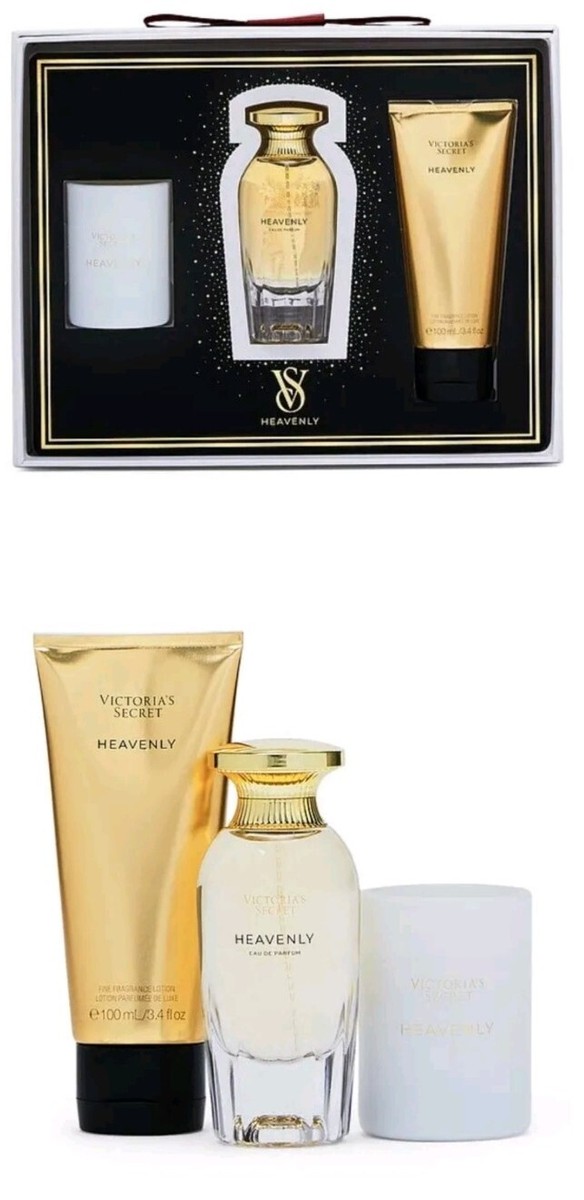 Victoria's Secret Heavenly 3 Piece Luxe Fragrance Gift Set | eBay