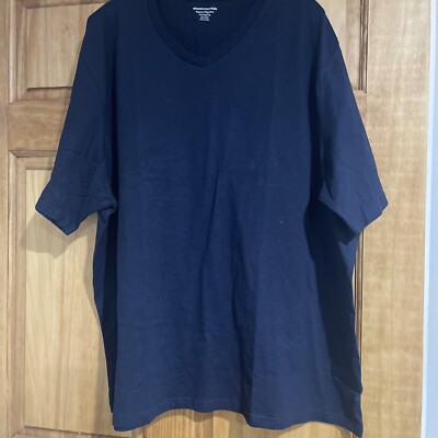 blue 2 XL amazon essentials v neck shirt