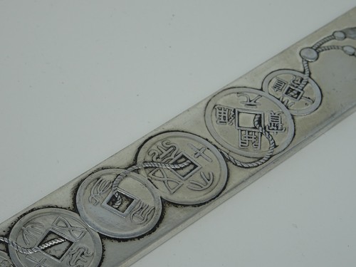 Antike chinesische Qing-Dynastie 0,0750 Silber BRAUT MITGIFTBARREN um 1880er - Bild 7 von 14