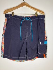 Tommy Hilfiger Men's XL Blue Lined Swim Trunks Shorts