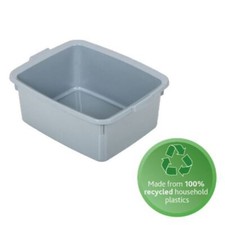 Addis Eco Range Sustainable 12L Rectangle 5 Star Bowl - Light Grey
