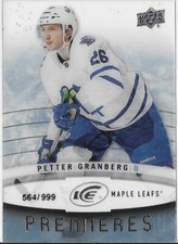 2014-15 Upper Deck Ice PETTER GRANBERG Ice Premieres rookie card #109