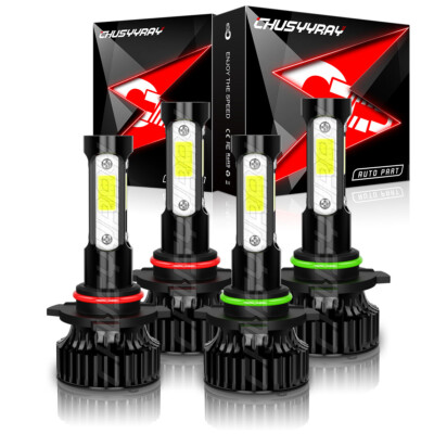 Combo 9005 9006 Bombillas de faro LED for Honda Civic 2004-13 Luces bajas altas