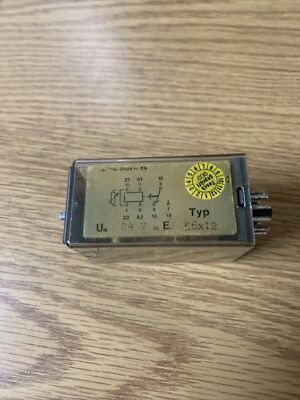 Tesch Time Delay Relay 0.1-3 Sec. 56X12 250V-5A 11 Pins Preowned See Pics