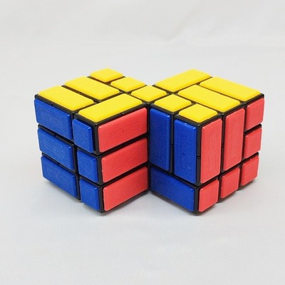3x3 Bundling Puzzle Cube Siamese Limiting Rotation Challenge Brain Teasers Toys