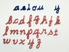 Montessori Cursive Movable Alphabet Preschool Spelling Learning set