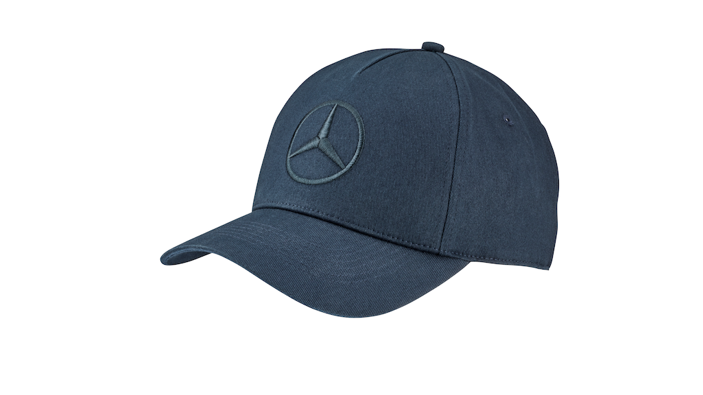 NEW Genuine Mercedes-Benz Navy Adjustable Logo Baseball Cap