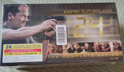 24 Twenty Four The Complete Series Box DVD Set W/Live Another Day Blu-ray Disc