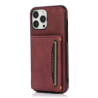 Magnetic Leather Flip Stand Card Wallet Case For iPhone 17 Pro Max 16 15 14 12 7