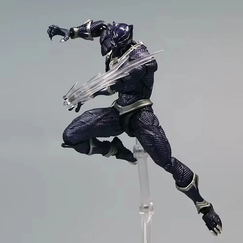Amazing Yamaguchi Revoltech Black Panther Action Figure - Image 4 of 4
