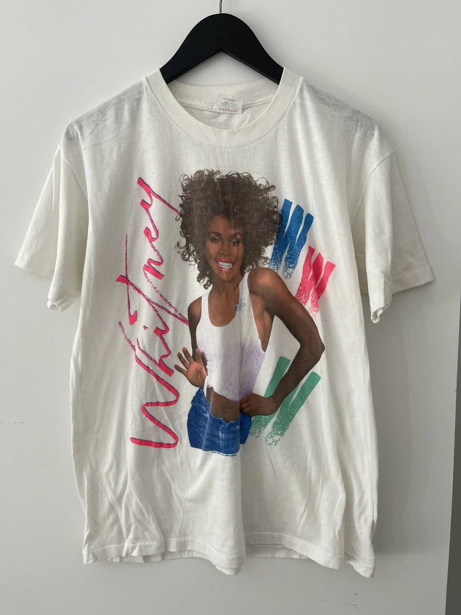 Vintage Whitney Houston Shirt 1987 Tee T Shirt XL Single Stitch