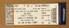 2011 KID ROCK FORD FIELD DETROIT CONCERT TICKET STUB DEVIL WITHOUT A CAUSE