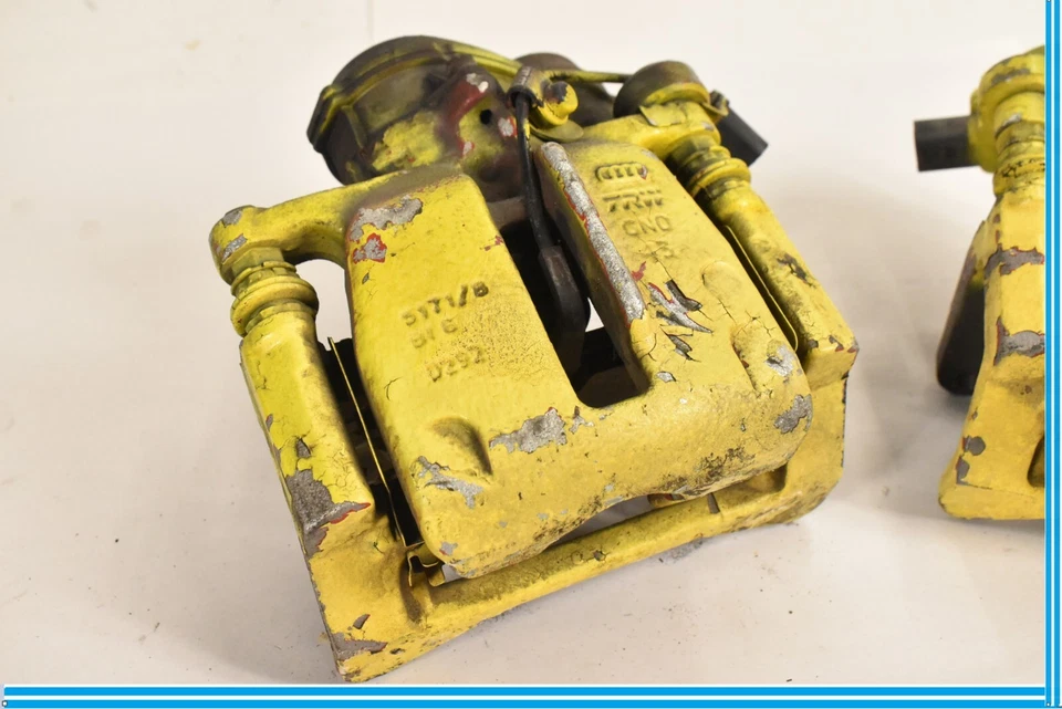 JUEGO DE PINZAS DE FRENO DE ESTACIONAMIENTO TRASERO OEM 12-17 AUDI A6 A7 C7 3.0T Foto 4 de 4