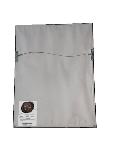Watercolor Dog Silhouette Canvas 18 X 14” Black Solid Frame Heavy duty Wire Hang - Picture 15 of 16