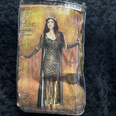 Sea Queen Women s Fun World Costume Size Small/medium