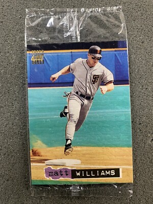 Matt Williams 1994 Topps Stadium Bowman Finest Superstar Sampler Sealed Pack 