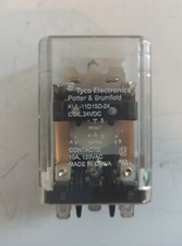 POTTER  BRUMFIELD KUP-11D15-24 RELAYS 3541, 24VDC, 10A. 120VAC Good one piece 