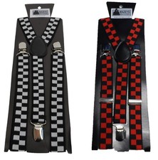 Mazeys Mens 1 Inch Ska and 2 Tone Braces