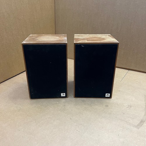 Matched Pair Vintage Swallow Acoustics CM70 Teak British Hifi Bookshelf Speakers - Picture 2 of 8