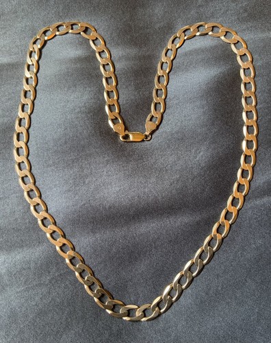 Panzerkette 9 kt massiv Gold 21 Zoll 29,5 Gramm (gebraucht) Top Zustand