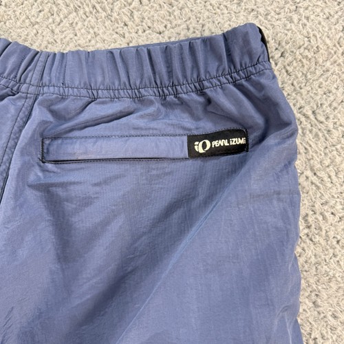 Pearl Izumi Cycling Shorts Mens Small Blue Zip Snap Pocket Athletic Vintage - Picture 7 of 12