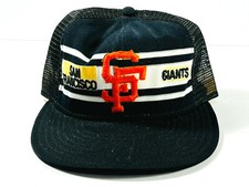 vtg Trucker Hat RARE San Francisco Giants SF Mesh Trucker Hat WOW 70s 80s