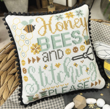 Primrose Cottage Counted Cross Stitch Chart Honey Bees Stitching Please