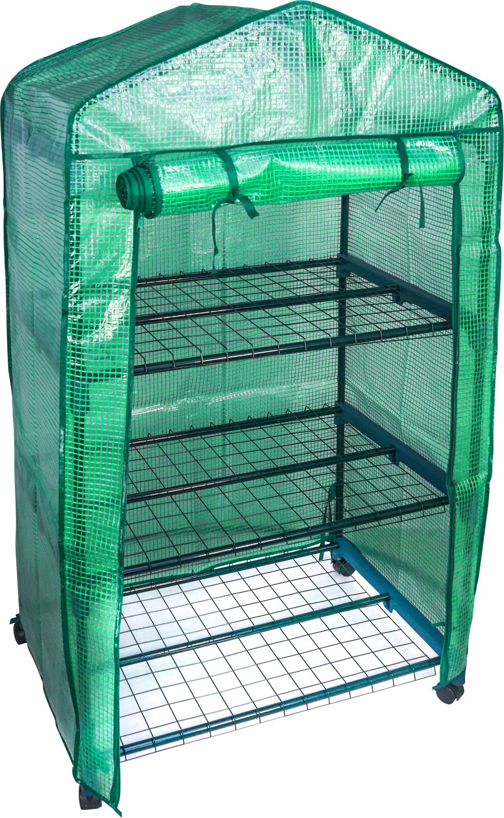 Garden Mini Greenhouse with Shelves and PVC Cover Smaller Gardens 3 Tiers