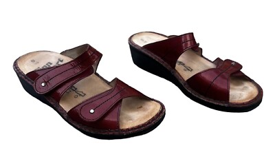 Finn Comfort Sandals Red Moc Jamaica Cro Size 36 US Women's 6 Made in Germany