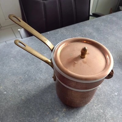 Casserole Bain Marie Cuivre - Photo 1/4
