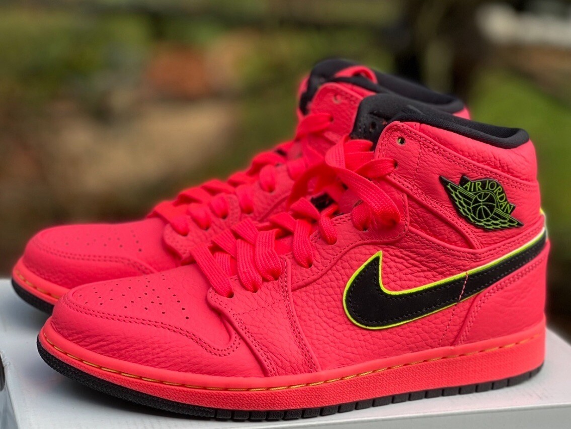 スニーカー NIKE Air Jordan 1 High Premium 'Hot Punch' 2019 SS 19 Buy Wmns Air Jordan 1 High Premium 'Hot Punch' - AQ9131 600