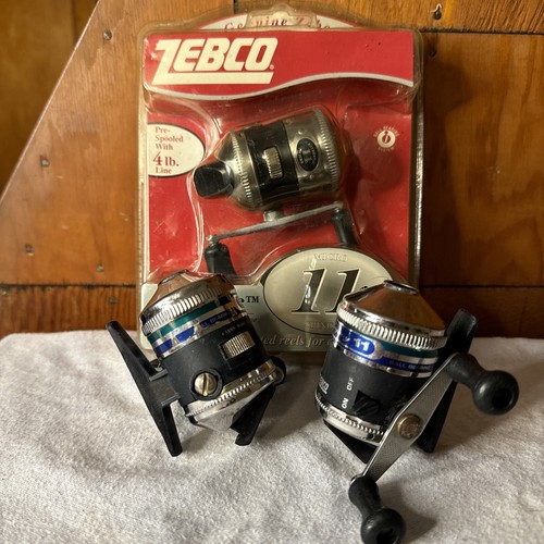 Zebco 11 Auth Micro NEW & Legacy 11 Spincast (X2) Closed Faced Fishing
