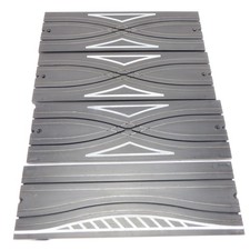 9" Straight Squeeze Crisscross Vintage Aurora Model Motoring HO Track Lot of 4