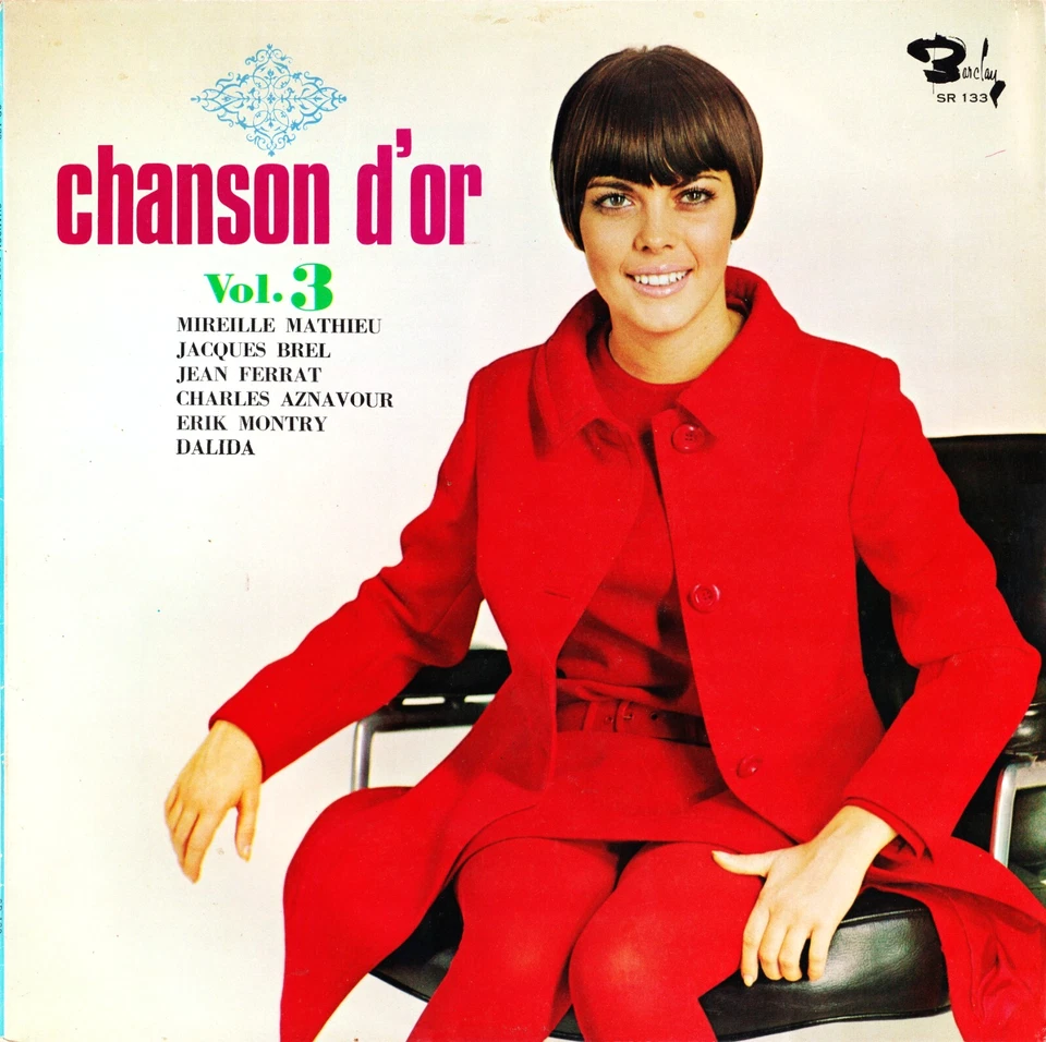 MIREILLE MATHIEU ''CHANSON D'OR 3'' Rare Japan LP Unique Cover Picture & insert - Image 2 of 3