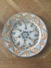 Vintage Olaria de Almancil Algarve Hand Painted Wall Plate. Portuguese 