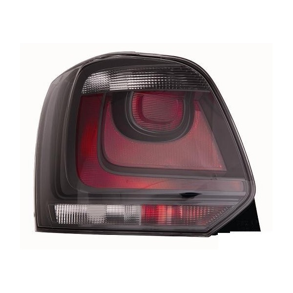 Blinker RüCklicht Links FüR VW Polo 2009 Al 2013 KöRper Schwarz 6R00522008RZ-image