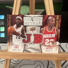 Upper Deck 2009-10 Dual Game Materials LeBron James/Clyde Drexler Jersey #DG-JD