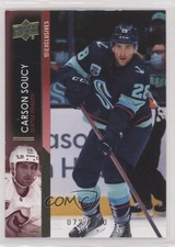2021-22 Upper Deck Extended Series Exclusives 72/100 Carson Soucy #630 16tx