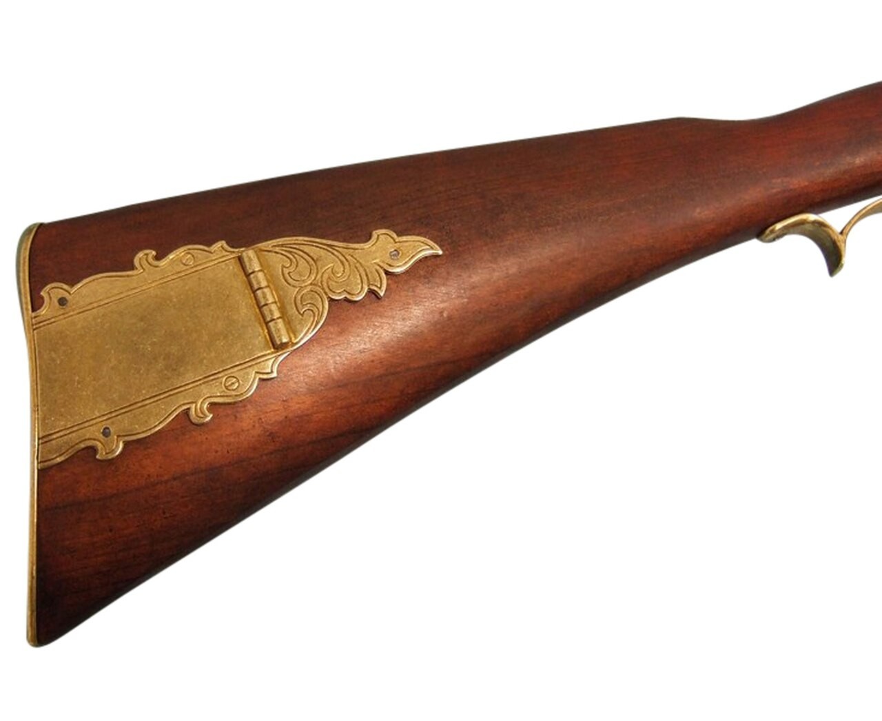 Denix Non-Firing Replica of Kentucky Long Rifle LARP Full Size Wood and ...