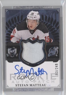 2013 Upper Deck The Cup 183/249 Stefan Matteau #113 RPA Rookie Patch Auto RC 1o3